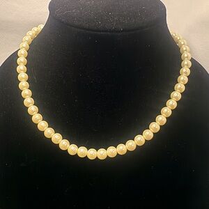 8. 1928 Glass Pearl Necklace